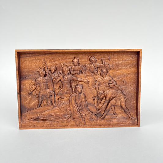 Jesus unter dem Kreuz