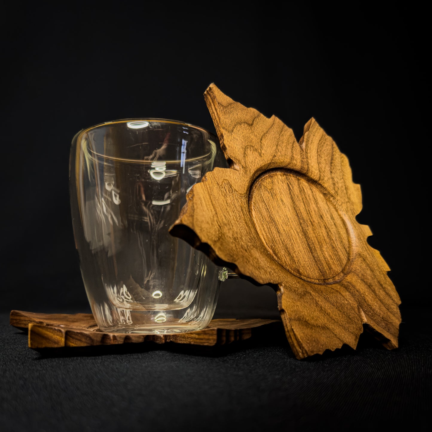 Set Untersetzer – Ahornblatt