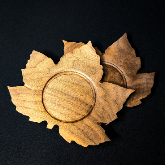 Set podstavkov za skodelice - Javorjev list