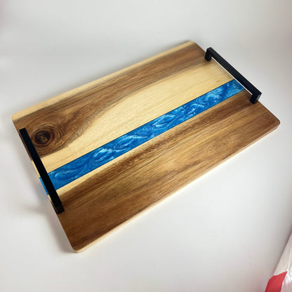 Large BLUE serving board