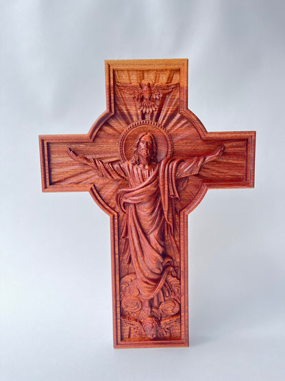 Carved Jesus Cross