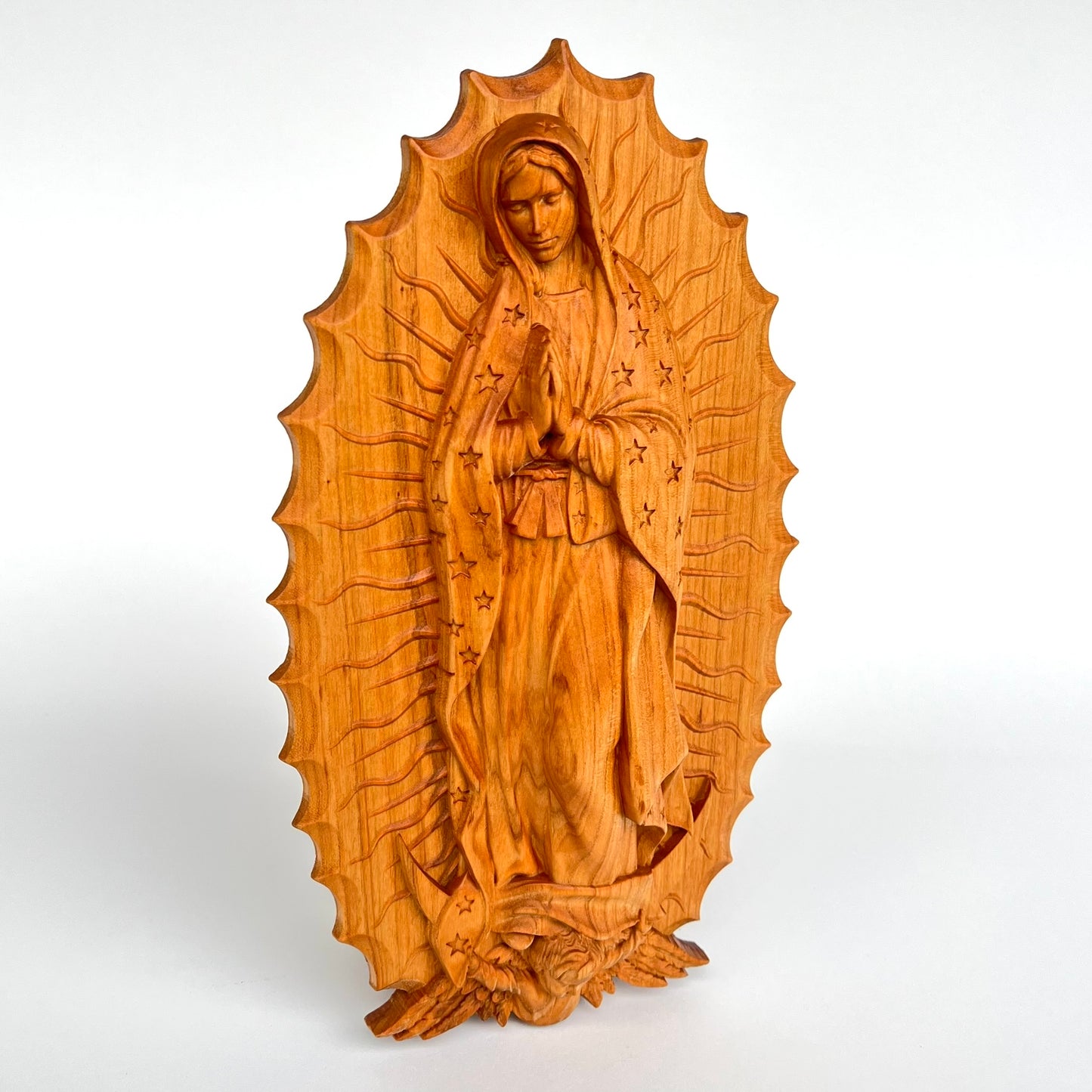 Geschnitzte Maria