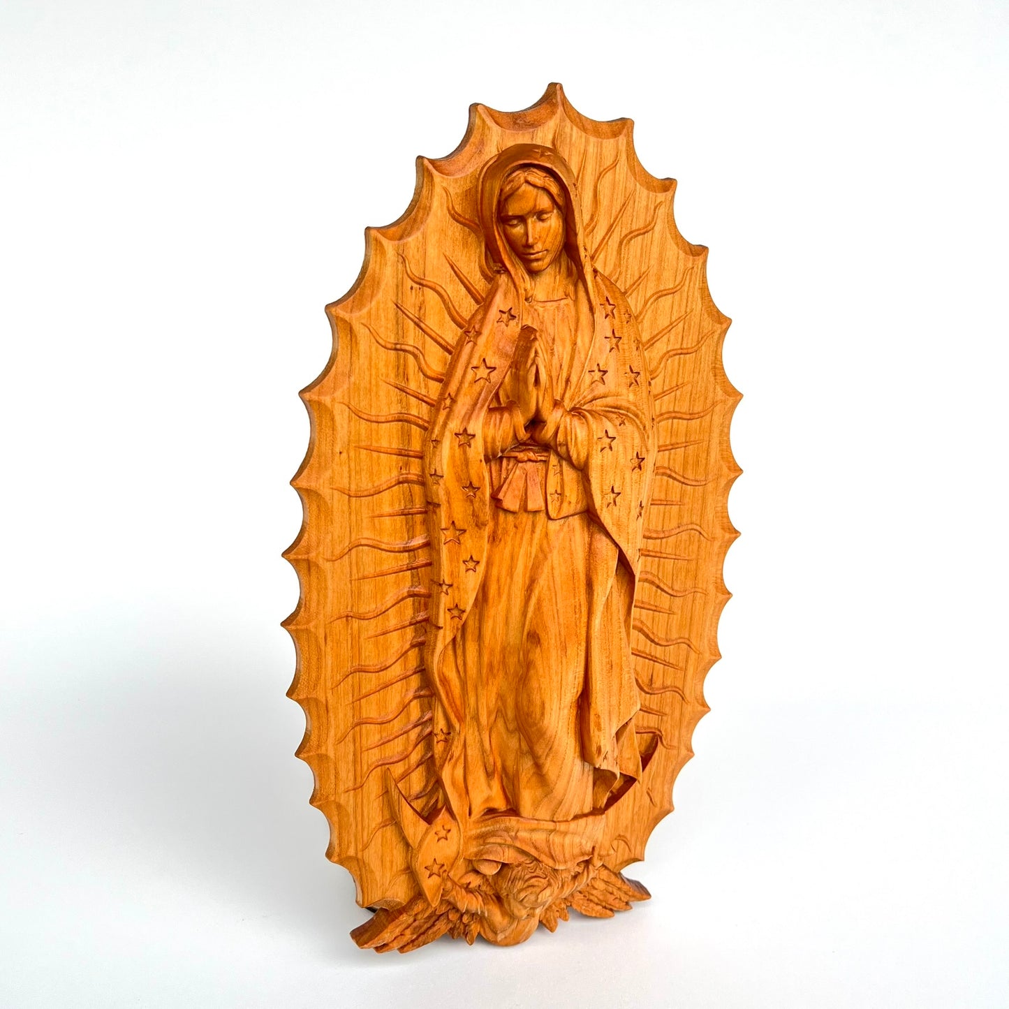 Geschnitzte Maria