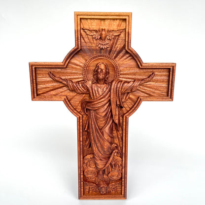 Carved Jesus Cross