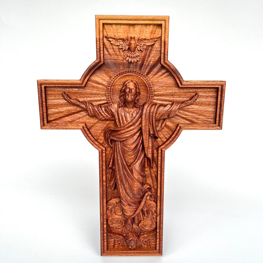 Geschnitztes Kreuz Jesu