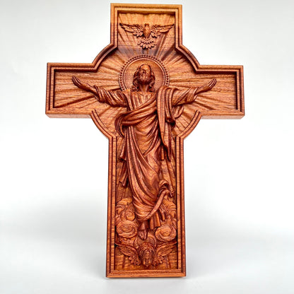 Carved Jesus Cross