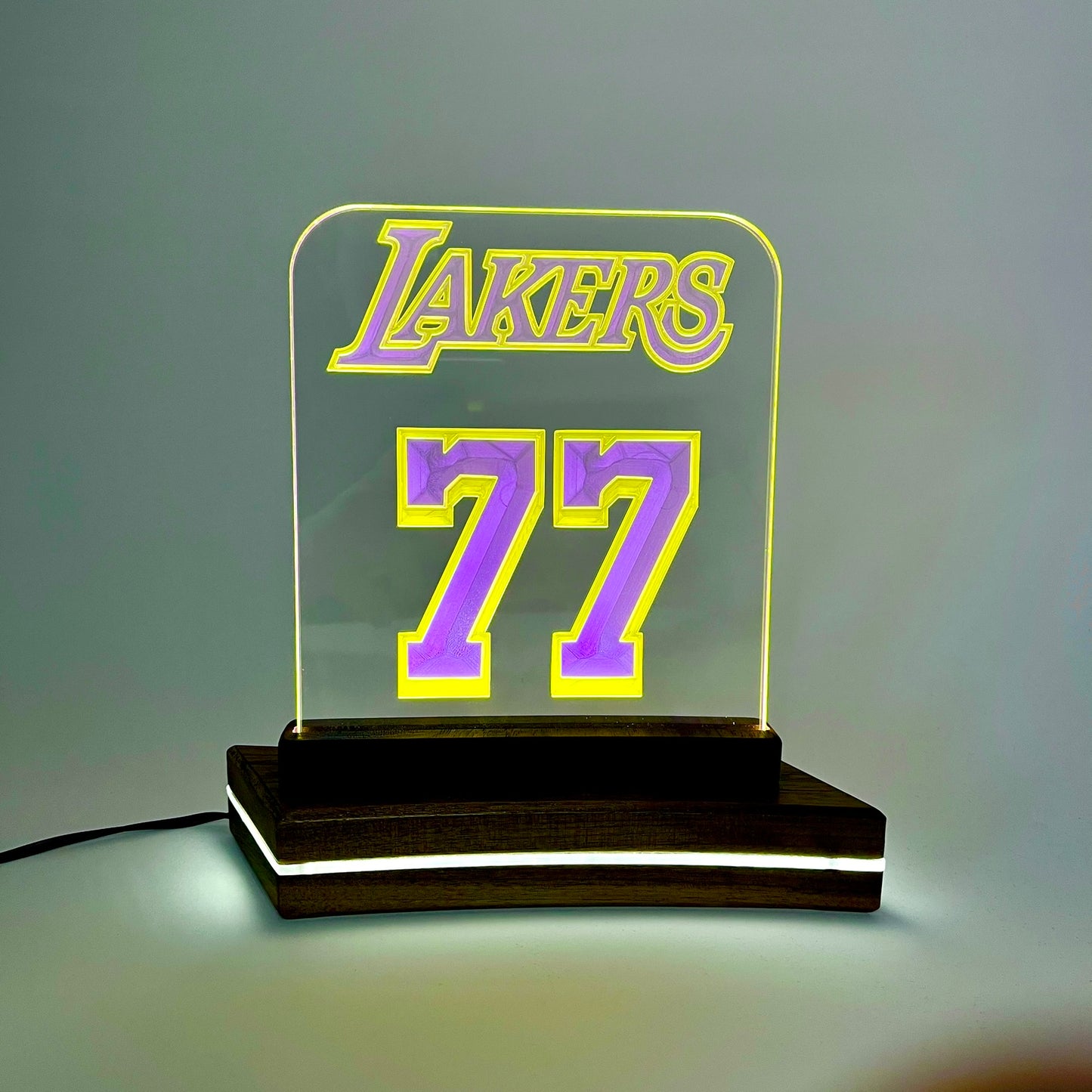 Lakers 77 LED Acrylic Sign