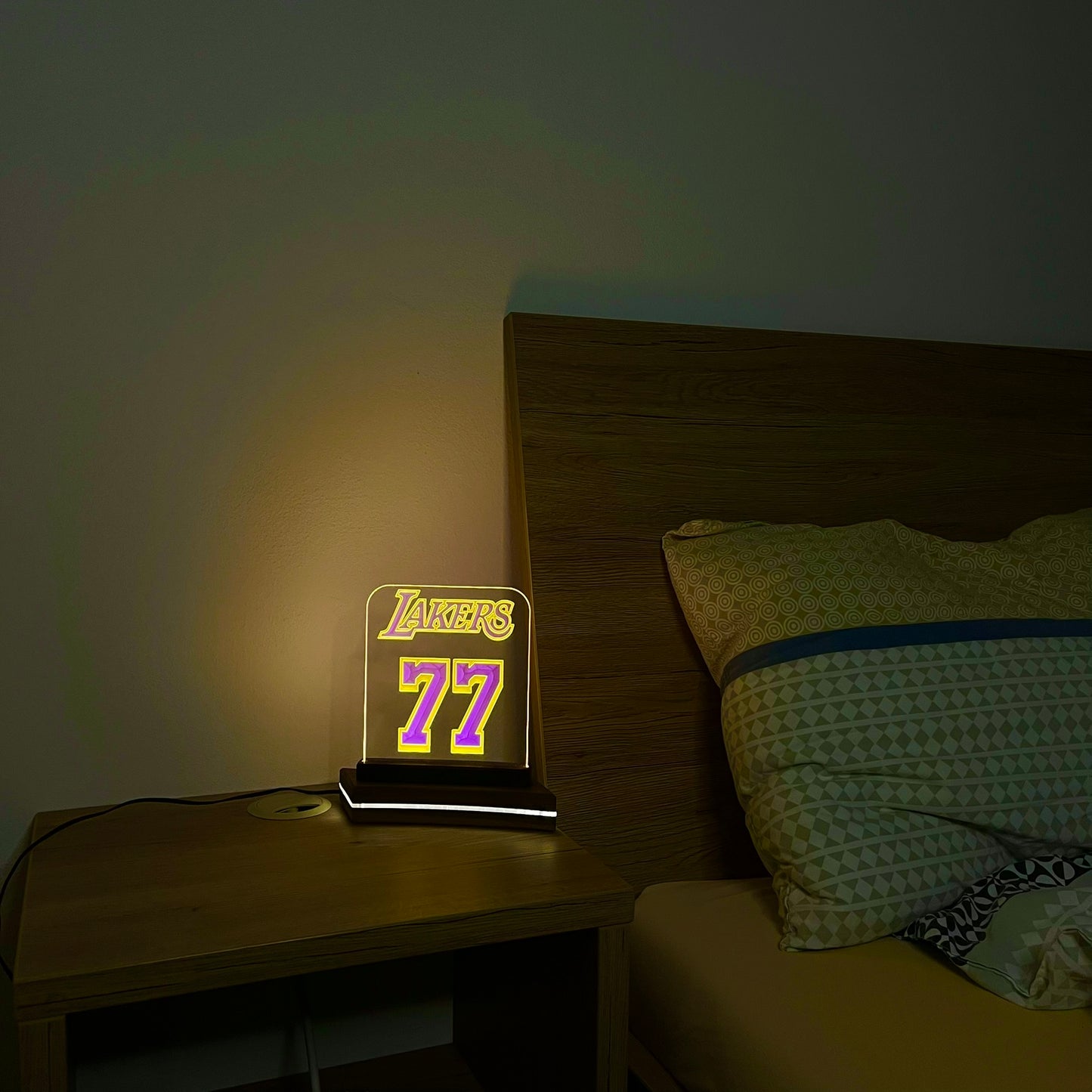 Lakers 77 LED Acrylic Sign