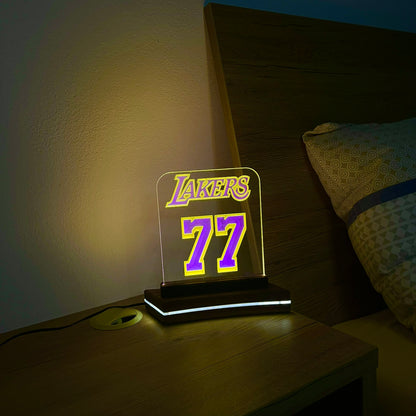 Lakers 77 LED Acrylic Sign